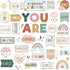 45pcs Boho Affirmation Station Bulletin Board Set Motivational Posters Classroom Mirror Growth Mindset Decor Positive Affirmations Accents Cutouts...