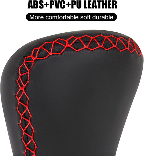 Universal Shift Knob 5 Speed Manual Gearbox Shift Knobs Fit for Most Car Transport Vehicles?Red Line?...