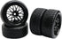 4PCS 12mm Hub Wheels,1:10 62mm Hard Plastic RC Drift Cars On Road Touring Racing Rally Tires for Traxxas HSP Tamiya HPI Kyosho On-Road Drifting Ca...