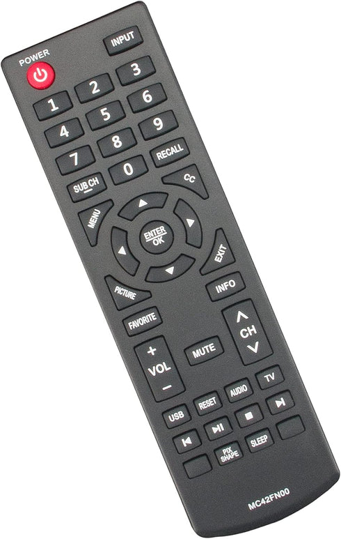 MC42FN00 Sub MC42FN01 Replacement Remote Control for Sanyo LCD TV FW32D25T FW42D25T FW65D25T...