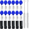 Draft Beer Tap Plugs Brush Beer Faucet Cap, 12PCS Keg Tap Plug + 6PCS Beer Tap Cover + 2PCS Long Cleaning Brush, Beer Faucet Brush Plugs Beer Fauc...