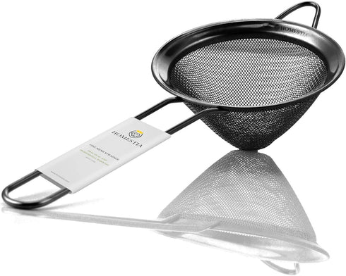 Homestia 304 Stainless Steel Fine Mesh Strainer for Kitchen, Cocktail Sieve Sifters for Food, Liquid Strainer Cup for Food, Drinks, Tea, Coffee, J...