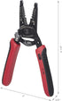 Gardner Bender GS-360 Electrical Wire Stripper & Lock Tool, Comfort Grip, Solid & Stranded Wire, 10-20 AWG,Red...