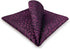 S&W SHLAX&WING Mens Pocket Squares Purple with Dark Fringe Groom's Accessories...