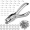 300 Pcs 3/4 Inch Brass Paper Fasteners and 300 Pcs Plated Brass Washers with Hole Punc Round Pastel Paper Brads Silver Metal Brad Split Pins for S...