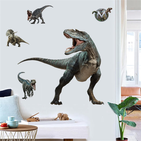 Kiddale T-Rex Giant Wall Stickers,Peel and Stick Removable Dinosaur Wall Decals for Kids Boys Girls Adult Bedroom Living Room...