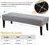 YISUN Jacquard Dining Bench Covers, Stretch Washable Removable Bench Slipcover, Rectangle Bench Seat Protector Cover for Dining Rooms, Living Room...