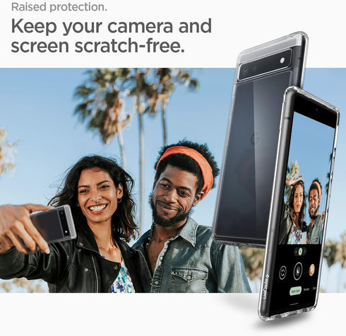 Spigen Ultra Hybrid Designed for Pixel 6a Case (2022) - Crystal Clear...