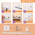 KareKlub Furniture Anchors and Straps (Pack of 6) for Dresser, Bookcase, Shelves and Earthquake Resistant Anti Tip Safety for Child, Pet and Baby ...