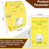 Vacuum Cleaner Bags Replacement for Kenmore Canister Type C/Q 5055, 50557, 50558 and Pana·sonic Type C-5 Vacuums, 12 Pack High-Efficiency Replacem...