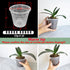 8 Pack Orchid Pot, 4.5in Orchid Pots with Holes, Orchid Pots for Repotting with Clips, Clear Plastic Plant Pot for Indoor Outdoor Plants?4.5in, 8 ...