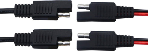CERRXIAN 3ft 14AWG SAE to SAE 2 Pin Quick Disconnect Power Automotive Extension Cable for Solar Panels Battrey...