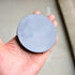 Black Obsidian Scrying Mirror Round Smooth Natural Crystal Polished Diameter 3 inch / 80mm...