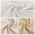 Caydo 3 Pieces Large Size Linen Needlework Fabric for Garment Craft, Flower Pot Decoration and Tablecloth, 62 by 19 Inch...