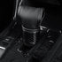 Leather Auto Gear Shift Knob Cover Auto Shift Gear Pad Car Knob Gear Stick Protector Universal Vehicle Decor Accessories (A-Black)...