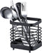 Stainless Steel Sink Utensil Holder Countertop,Kitchen Countertop Organizer Rack,Multi-Functional Storage Rack for Kitchen Storage Forks, Knives, ...