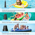 Dr.meter Portable Electric Air Mattress Pump, Rechargeable 4000mAh Battery Air Pump - Quick-Fill Air Inflator Deflator for Outdoor Camping Inflata...