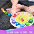 Wooden Clock with Lacing String & Shapes - Educational Learning Toys for 3 Year Olds & Up - Wooden Counting & Shape Sorting Toys for Toddlers - Do...