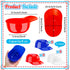 24 Pack Plastic Baseball Helmet Bowl,Mini Ice Cream Dessert Baseball Cap Bowls,Party Snack Cups for Birthday Party Supplies(Red Blue and White)...