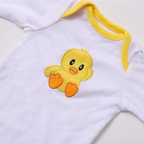 MAIHAO Reborn Baby Doll Clothes for 17-22 Inch Newborn Baby Doll Boy, 17-22 inch Yellow Duck 5pcs Set Baby Doll Clothes Outfit Accessories fit 17-...