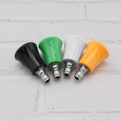 5pcs Pressure Washer Nozzle 1/4Inch Quick Connect Nozzle Pressure Washing Tips for Driveways Sidewalks Decks Surfaces Cleaning High Pressure Washe...