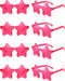 Star Shaped Sunglasses, Heart Sunglasses Bachelorette Party Cool Sunglasses, Colorful Sunglasses Party Favors...