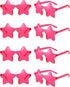 Star Shaped Sunglasses, Heart Sunglasses Bachelorette Party Cool Sunglasses, Colorful Sunglasses Party Favors...