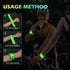 2 PCS LED Armband Rechargeable for Running Walking Cycling, 2024 Version Light Up Armbands for Runners, Running Lights, High Visibility Reflective...