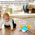 Crawling Crab Baby Toy,Tummy Time Baby Toys with Music and LED Light Will Automatically Avoid Obstacles,Build in Rechargeable Battery for Toddler ...
