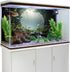 AWERT 36x18 inches Aquarium Background Foggy Stone Mushroom Moss Terrarium Background Polyester Green Plants Cave Fish Tank Background...