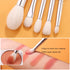 BEILI Eye Makeup Brushes 6pcs Eyeshadow Brushes Natural Goat Professional Makeup Brushes Set for Eyeshadow, Blending, Eyebrow, Highlighter...