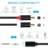Lightning to RCA Cable Audio Aux Adapter, Stereo Y Splitter Adapter for Select iPhone iPad Models for Power Amplifier, Car, Home Theater, Speaker ...