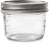 Kerr Wide Mouth Half-Pint Glass Mason Jars 8-Ounces with Lids and Bands (2 Jar-Pack)...