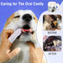 Pet Teeth Cleaning Finger Wipes for Dogs & Cats, Dog Dental Wipes for Removing Plaque and Tartar Buildup, No-Rinse Disposable Gentle Cleaning & Gu...