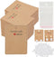 Femtindo 150 Pack Earring Cards for Jewelry Packaging DIY Earrings Holder Display Card with Bag for Studs Selling (Brown(Earring Card), 5x6.5cm)...