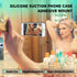Double-Faced Silicone Suction Phone Case Adhesive Mount?Compatible with iPhone and Android Cellphone case (Chalk Pink)......