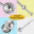 JETKONG Baker's Dusting Wand for Sugar, Flour and Spices, Stainless Steel Powdered Sugar Shaker Duster Sifter, Set of 2...