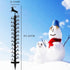 24 Inch Iron Art Snow Gauge Outdoor, Elk Snow Measuring Stick, Snowfall Gauge for Yard, Winter Snow Measurer Snow Ruler inches, Christmas Decorati...