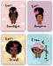 Black Girl Wall Art,Motivational Black Girl Wall Art,African American Girl Art Painting,Inspirational Black Girl Wall Art,Decor for Girls Bedroom,...
