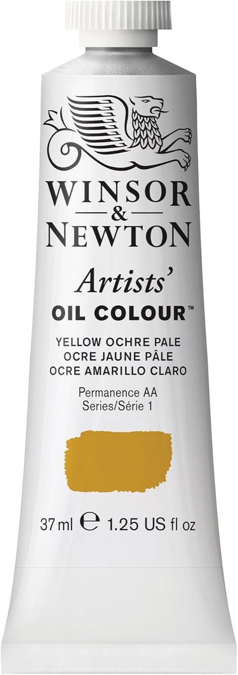 Winsor & Newton Artists' Oil Color, 37ml (1.25 oz) Tube, Yellow Ochre Pale...