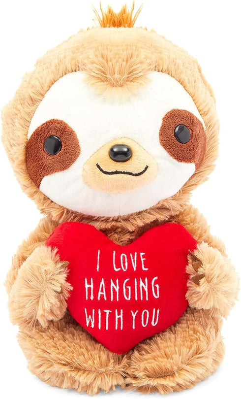 BLUE PANDA Soft Sloth Stuffed Animal, Comfort Plush Toys for Gifts, Collectibles, 10 Inches...