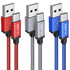 10ft USB C Cable, 3-Pack USB A to USB C Charger Cable Braided Cord for iPhone 15 Pro Max, Samsung Galaxy S24 S23 S22 S10, A14 A15 A25 A35 A53 A54 ...