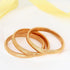 MISS RIGHT Gold Chunky Stretch Snake Chain Bangle Bracelets Stack for Women Trendy, 18K Gold Filled Stainless Steel Stretchy Womens Stackable Wris...