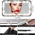 Car Visor LED Vanity Mirror, Rechargeable LED Makeup Mirror with 3 Light Modes & 62 LEDs,Car Mirror with Dimmable Touch Screen, Rear View Sun-Shad...