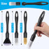 9 Pcs Car Detailing Brush Set No Scratch for Clean Interior or Exterior, Dashboard, Air Vent, Leather Seats, Emblems, Tires, Engine Bay (6 PCS Rep...