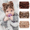 YanJie Hairband - Soft Velvet Baby Headbands with Big Bows, Leopard Color, Handmade for Baby Girls from Newborn to Toddler...
