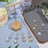 CHGCRAFT 8Pairs 4Styles Earrings Wire Hooks Blanks DIY Earring Making Kits Including Bowknot with Flat Round Transparent Glass Cabochons and Plast...