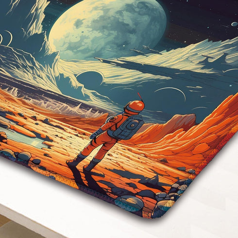 Non-Slip Mouse Pad with Stitched Edge for Computers, Laptop, PC, Office, Space Themed, 8.3x10.3 inch...