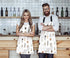 EKOBLA Cactus Aprons Flower Pots Silhouettes Blossom Flower Succulent Plant Hearts Barbed Waterproof Resistant Chef Cooking Kitchen BBQ Adjustable...