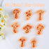 Puocaon Mystic Boho Clay Earring Cutters - 8 Pcs Mystic Mushroom Clay Cutters for Polymer Clay Jewelry Making, Celestial Polymer Clay Cutters for ...